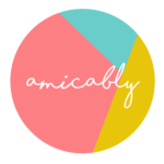 This is a image of the amicably colour wheel logo.
