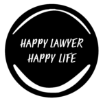 This is an image of the Happy Lawyer Happy Life logo.